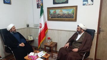 تصاویر/دیدار امام جمعه شهرستان اندیکا با مدیر حوزه علمیه خوزستان