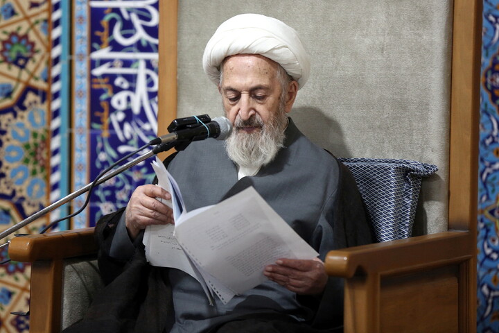 تصاویر/ درس اخلاق هفتگی آیت الله العظمی سبحانی