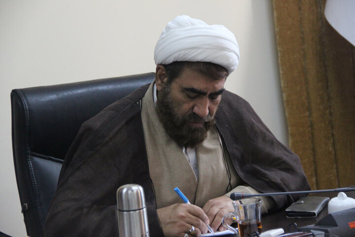 تصاویر / جلسه شورای پژوهشی در حوزه علمیه استان قزوین