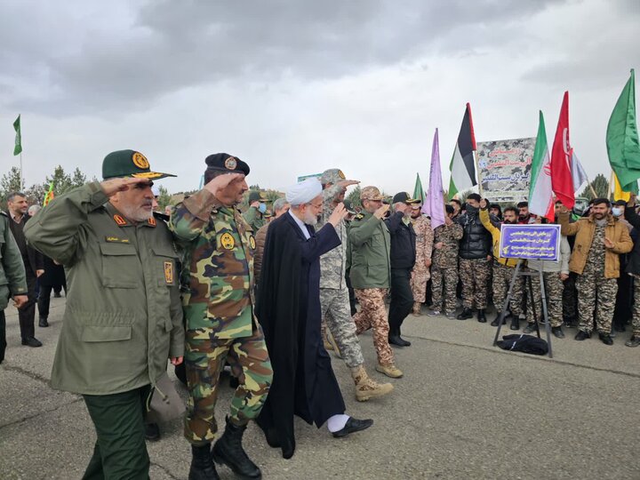 تصاویر/رزمایش بزرگ الی بیت المقدس ۱۶ در پادگان امام علی (ع) سنندج