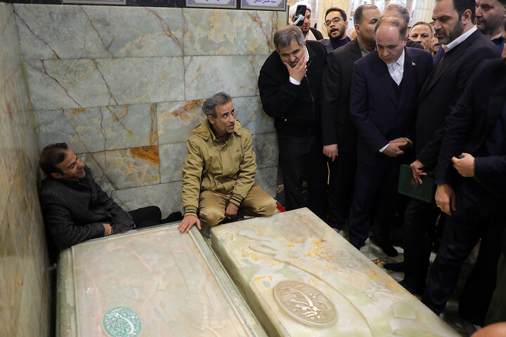 وزیر جهاد کشاورزی زائر حرم بانوی کرامت شد + تصاویر