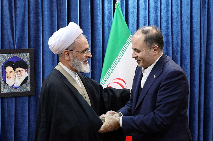 تصاویر/ دیدار وزیر جهاد کشاورزی با آیت الله اعرافی