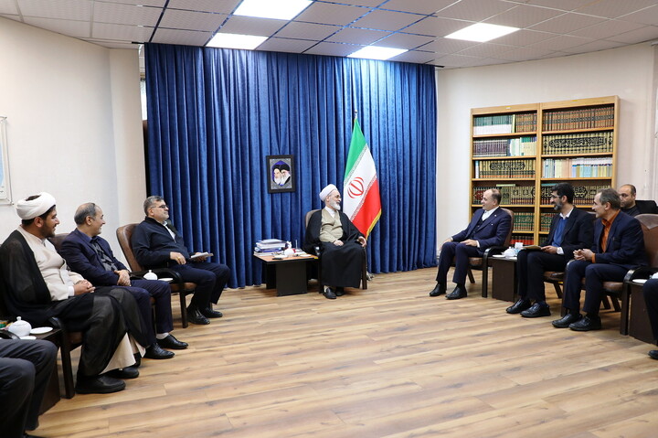 تصاویر/ دیدار وزیر جهاد کشاورزی با آیت الله اعرافی