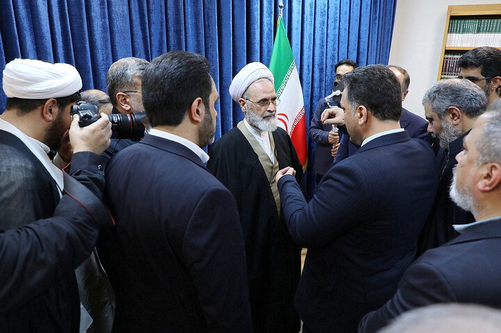 تصاویر/ دیدار وزیر جهاد کشاورزی با آیت الله اعرافی