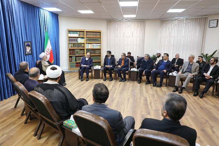 تصاویر/ دیدار وزیر جهاد کشاورزی با آیت الله اعرافی