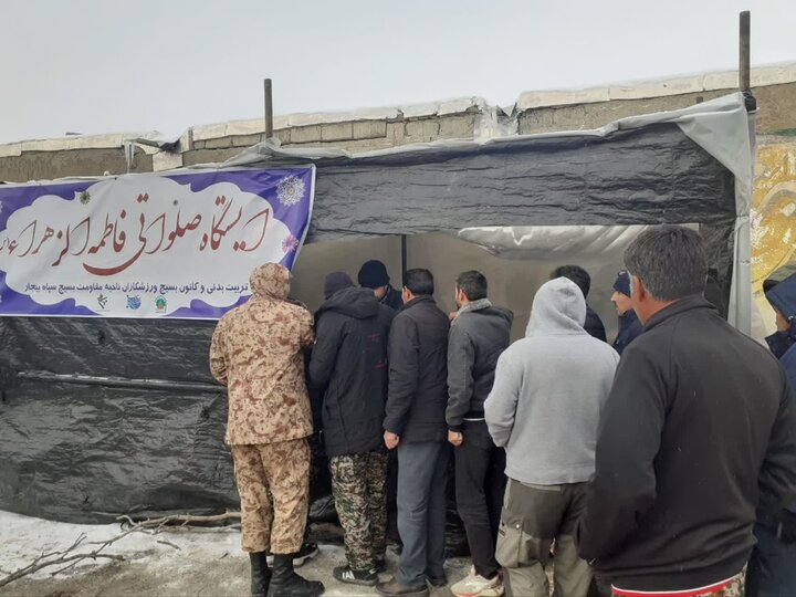 تصاویر/برگزاری رزمایش الی بیت المقدس 16در اردوگاه قدس بیجار