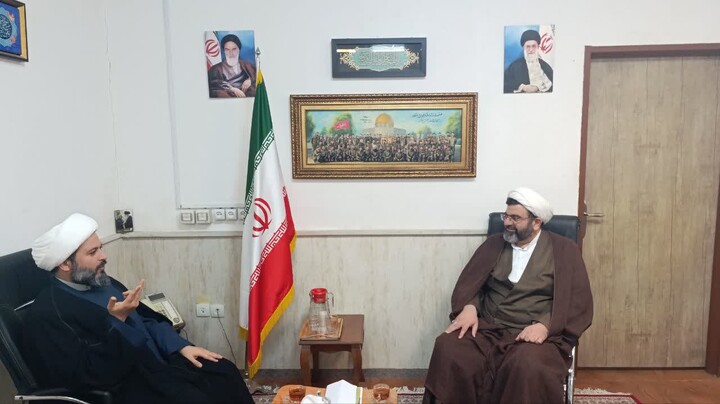 تصاویر/دیدار امام جمعه شهرستان اندیکا با مدیر حوزه علمیه خوزستان