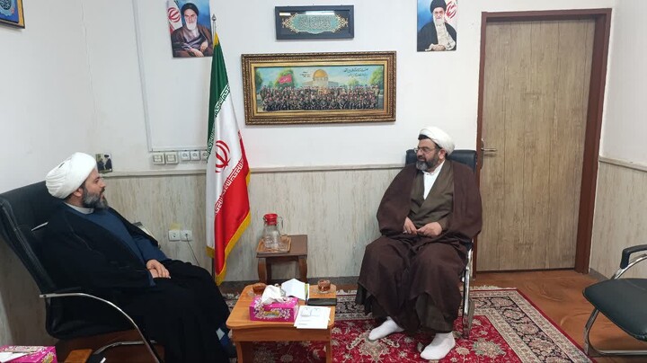 تصاویر/دیدار امام جمعه شهرستان اندیکا با مدیر حوزه علمیه خوزستان