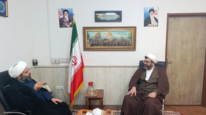 تصاویر/دیدار امام جمعه شهرستان اندیکا با مدیر حوزه علمیه خوزستان