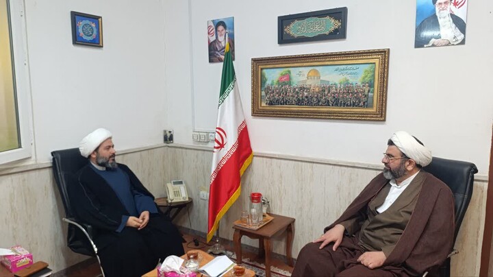 تصاویر/دیدار امام جمعه شهرستان اندیکا با مدیر حوزه علمیه خوزستان