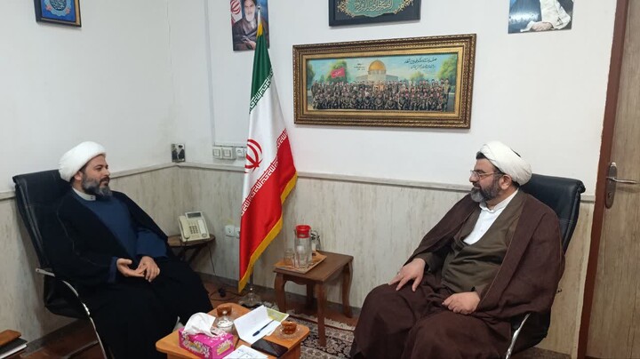 تصاویر/دیدار امام جمعه شهرستان اندیکا با مدیر حوزه علمیه خوزستان