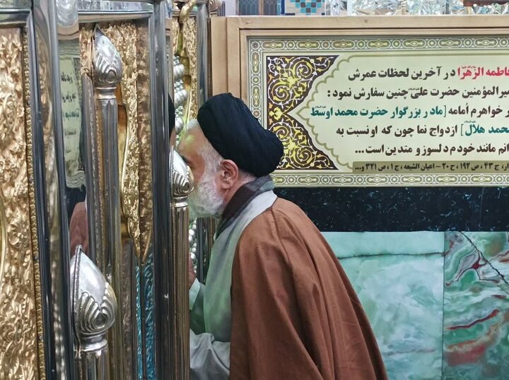 تصاویر/ حضور آیت الله مهدوی عضو خبرگان رهبری در نجف ایران