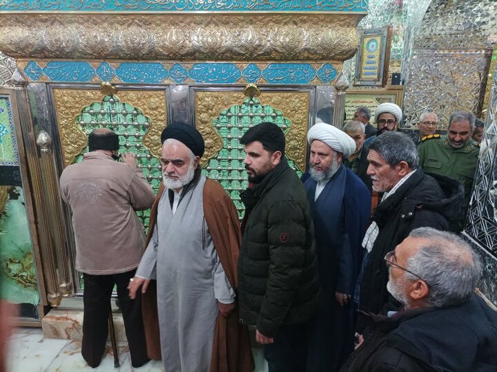 تصاویر/ حضور آیت الله مهدوی عضو خبرگان رهبری در نجف ایران