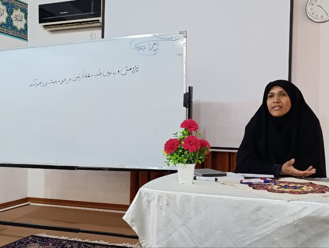 نشست علمی پژوهشی مدرسه علمیه فاطمه بم