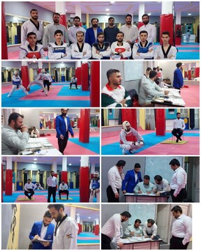 مسابقات استانی تکواندو طلاب و روحانیون استان قم برگزار شد