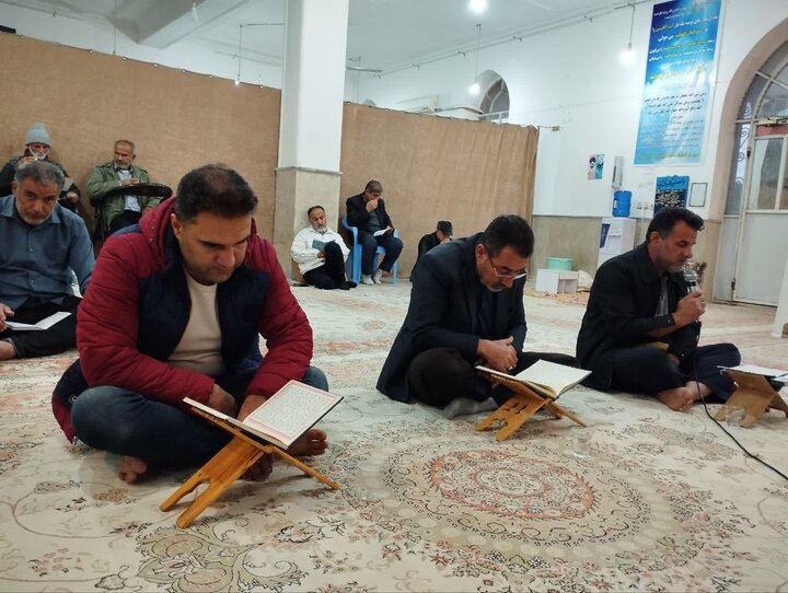 تصاویر/ برگزاری دعای ندبه در شهر سعدآباد