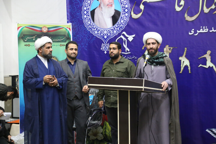 تصاویر / قرعه‌کشی  مسابقات فرهنگی ورزشی طلاب خوزستان