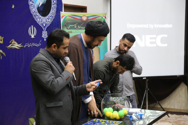 تصاویر / قرعه‌کشی  مسابقات فرهنگی ورزشی طلاب خوزستان