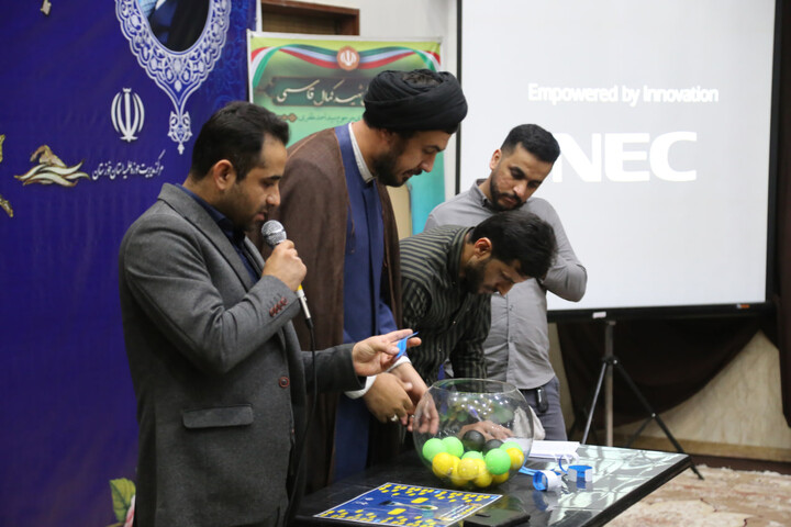 تصاویر / قرعه‌کشی  مسابقات فرهنگی ورزشی طلاب خوزستان