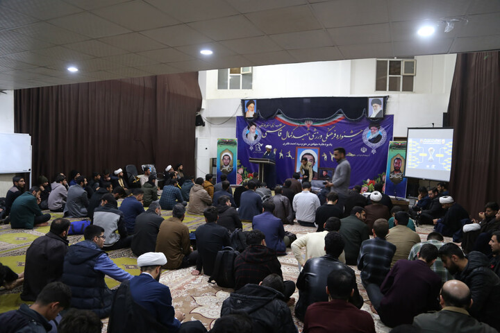 تصاویر / قرعه‌کشی  مسابقات فرهنگی ورزشی طلاب خوزستان