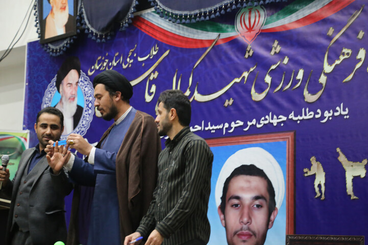 تصاویر / قرعه‌کشی  مسابقات فرهنگی ورزشی طلاب خوزستان