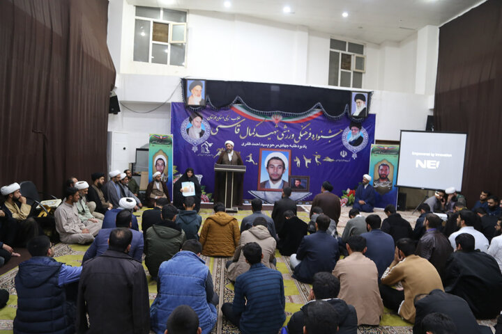 تصاویر/تکریم و بزرگداشت مقام مادر طلبه شهید مدافع حرم مصطفی خلیلی