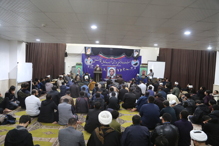 تصاویر/تکریم و بزرگداشت مقام مادر طلبه شهید مدافع حرم مصطفی خلیلی