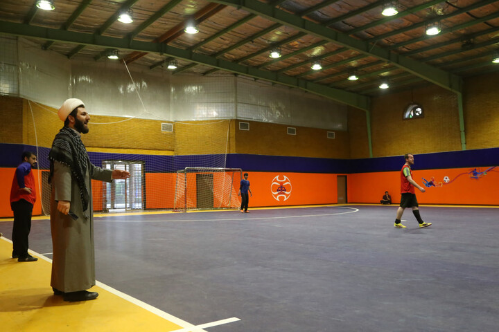 تصاویر/ مسابقات فوتسال جشنواره فرهنگی ورزشی طلاب و روحانیون استان خوزستان برگزار شد