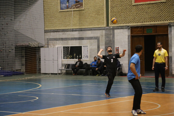 تصاویر/ مسابقات والیبال جشنواره فرهنگی ورزشی طلاب و روحانیون استان خوزستان برگزار شد