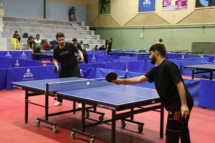 تصاویر/ مسابقات پینگ پنگ جشنواره فرهنگی ورزشی طلاب و روحانیون استان خوزستان برگزار شد