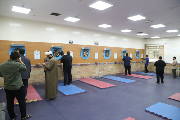 تصاویر/ مسابقات دارت جشنواره فرهنگی ورزشی طلاب و روحانیون استان خوزستان برگزار شد