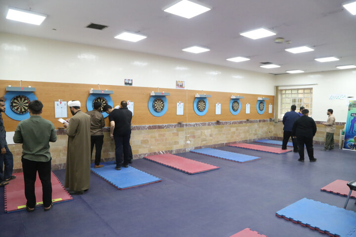 تصاویر/ مسابقات دارت جشنواره فرهنگی ورزشی طلاب و روحانیون استان خوزستان برگزار شد