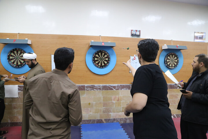 تصاویر/ مسابقات دارت جشنواره فرهنگی ورزشی طلاب و روحانیون استان خوزستان برگزار شد