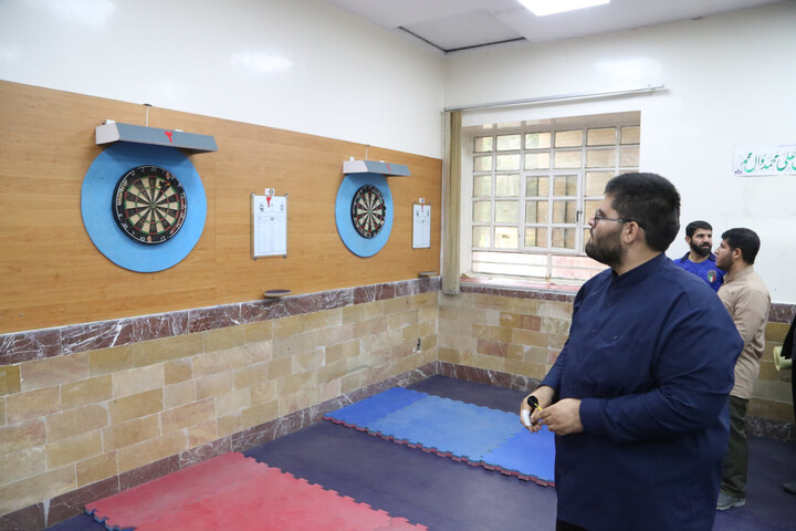 تصاویر/ مسابقات دارت جشنواره فرهنگی ورزشی طلاب و روحانیون استان خوزستان برگزار شد