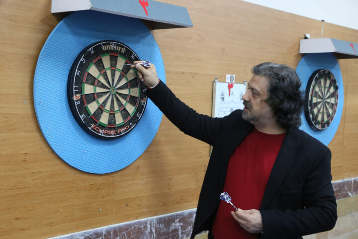 تصاویر/ مسابقات دارت جشنواره فرهنگی ورزشی طلاب و روحانیون استان خوزستان برگزار شد