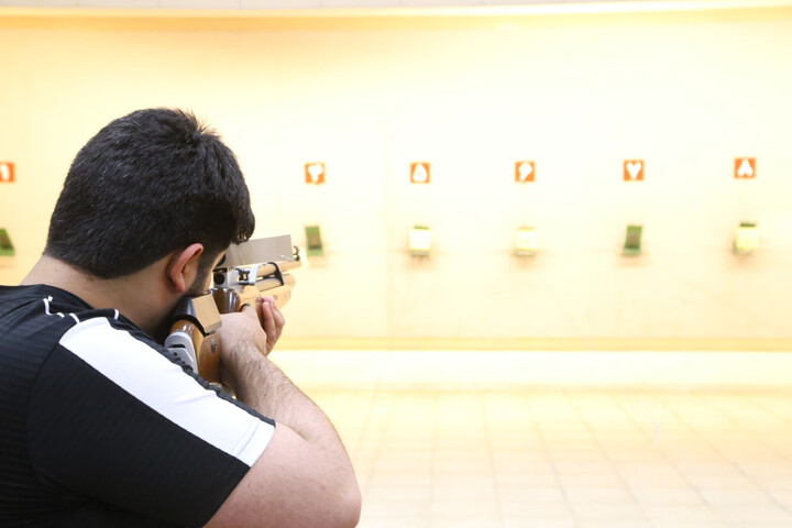 تصاویر/ مسابقات تیراندازی جشنواره فرهنگی ورزشی طلاب و روحانیون استان خوزستان برگزار شد