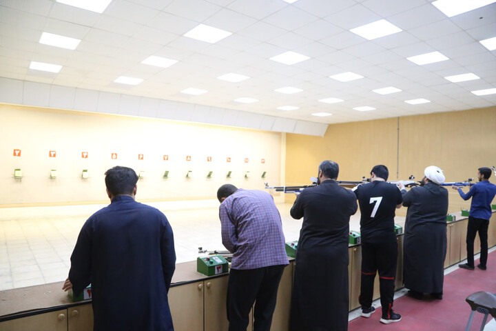 تصاویر/ مسابقات تیراندازی جشنواره فرهنگی ورزشی طلاب و روحانیون استان خوزستان برگزار شد