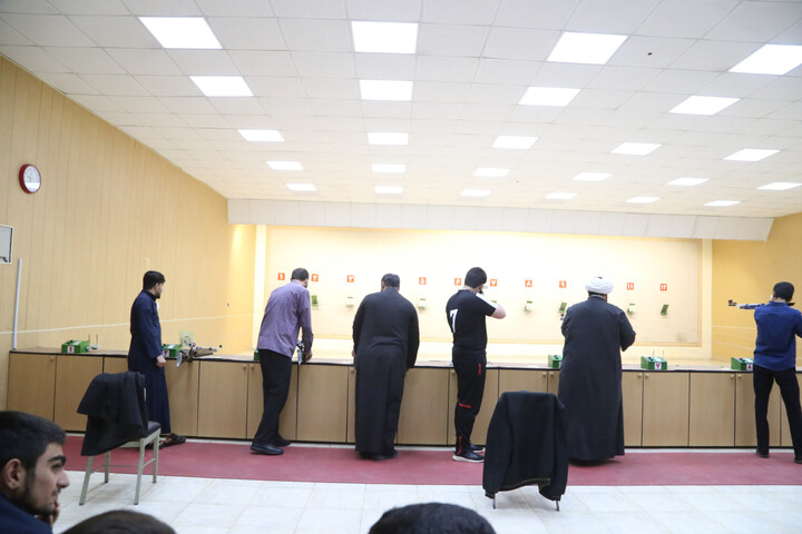 تصاویر/ مسابقات تیراندازی جشنواره فرهنگی ورزشی طلاب و روحانیون استان خوزستان برگزار شد