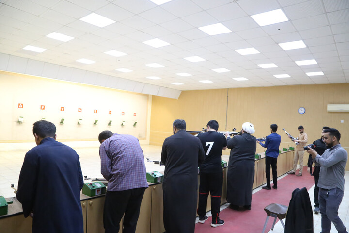 تصاویر/ مسابقات تیراندازی جشنواره فرهنگی ورزشی طلاب و روحانیون استان خوزستان برگزار شد