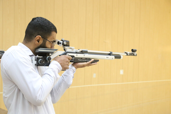 تصاویر/ مسابقات تیراندازی جشنواره فرهنگی ورزشی طلاب و روحانیون استان خوزستان برگزار شد
