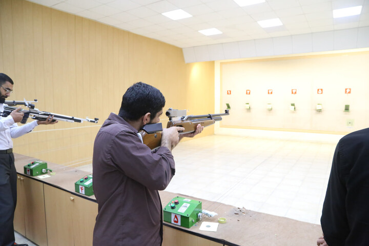 تصاویر/ مسابقات تیراندازی جشنواره فرهنگی ورزشی طلاب و روحانیون استان خوزستان برگزار شد