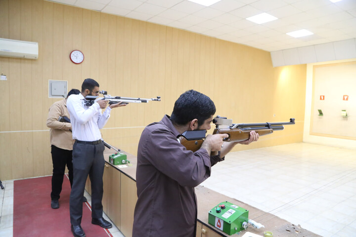 تصاویر/ مسابقات تیراندازی جشنواره فرهنگی ورزشی طلاب و روحانیون استان خوزستان برگزار شد