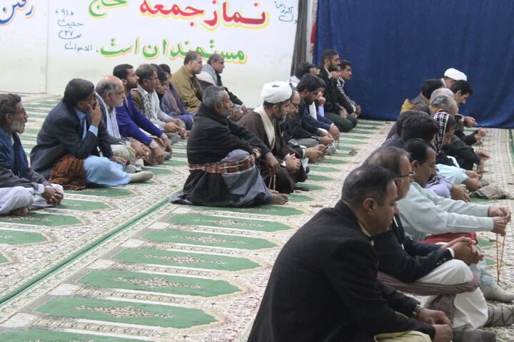 تصاویر/ آیین عبادی سیاسی نماز جمعه شهرستان دلگان