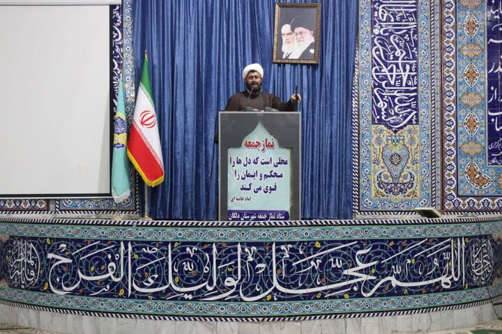 تصاویر/ آیین عبادی سیاسی نماز جمعه شهرستان دلگان