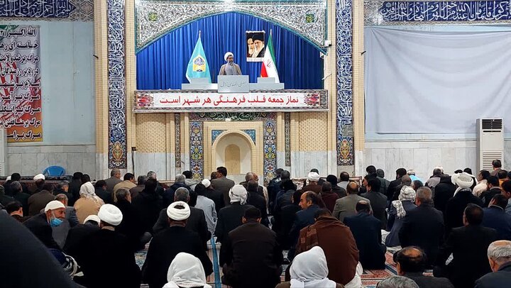 تصاویر/ آیین عبادی سیاسی نماز جمعه شهرستان زابل