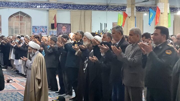 تصاویر/ آیین عبادی سیاسی نماز جمعه شهرستان زابل