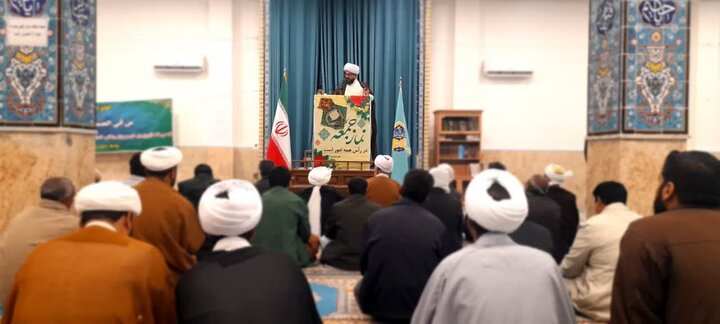 تصاویر/ آیین عبادی سیاسی نماز جمعه شهرستان نیمروز