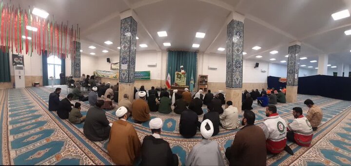 تصاویر/ آیین عبادی سیاسی نماز جمعه شهرستان نیمروز