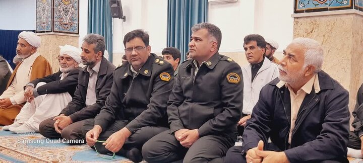 تصاویر/ آیین عبادی سیاسی نماز جمعه شهرستان نیمروز