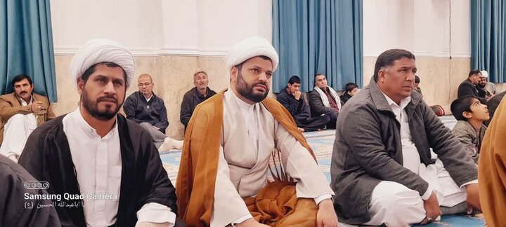 تصاویر/ آیین عبادی سیاسی نماز جمعه شهرستان نیمروز